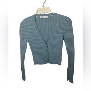 Zara turquoise sweater